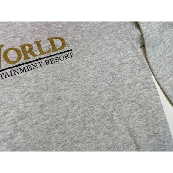 VINTAGE Tropworld Casino Resort Graphic Crewneck Sweatshirt Men Large 90s - Picture 3 of 8